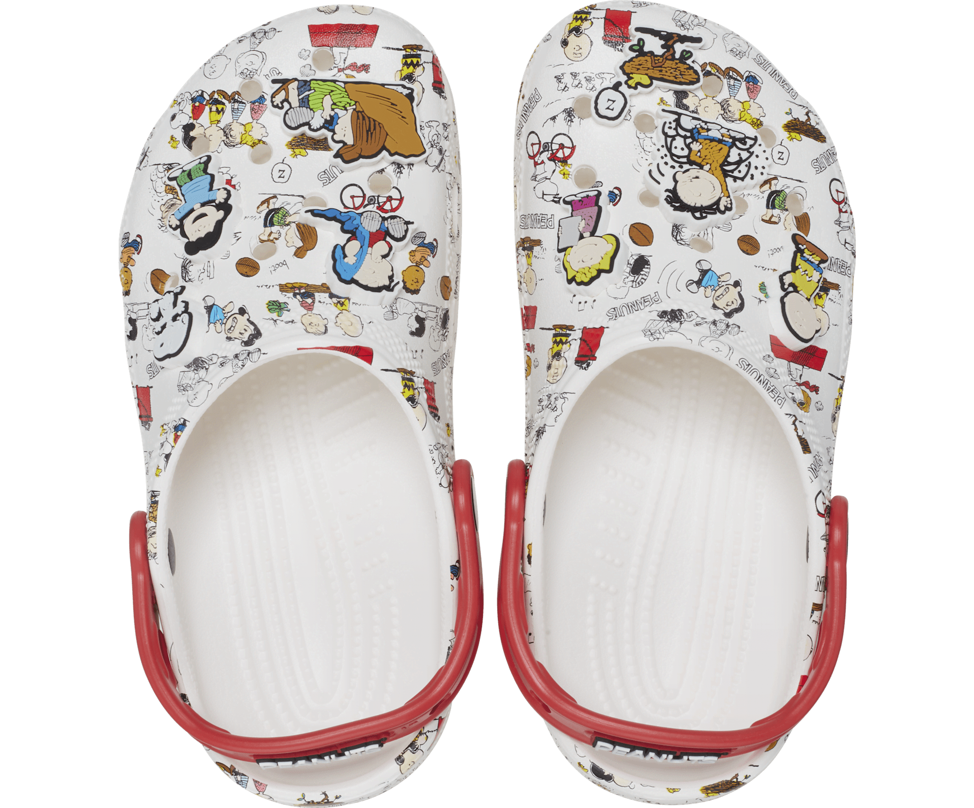 Crocs Kids Peanuts Classic Clog - White