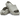 Crocs Unisex Echo Slide - ziloņu pelēks