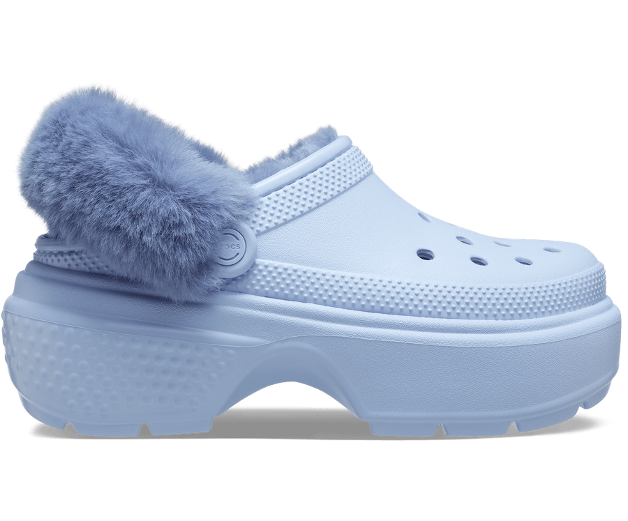 Crocs Unisex Classic Stomp Lined Clog - Blue Calcite