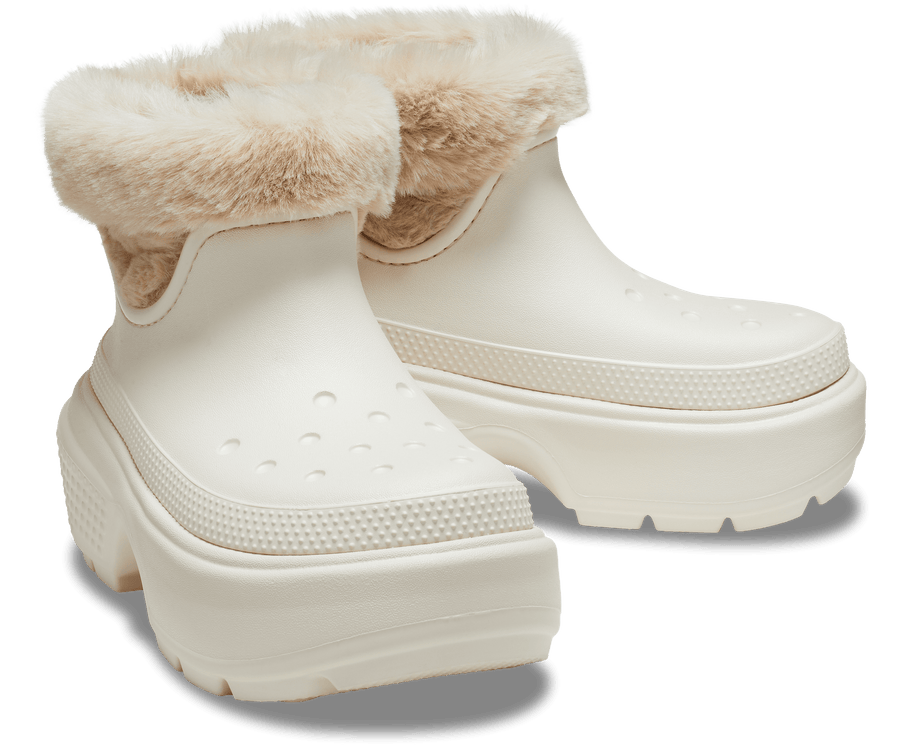 Crocs Unisex Stomp Lined Boot - Stucco
