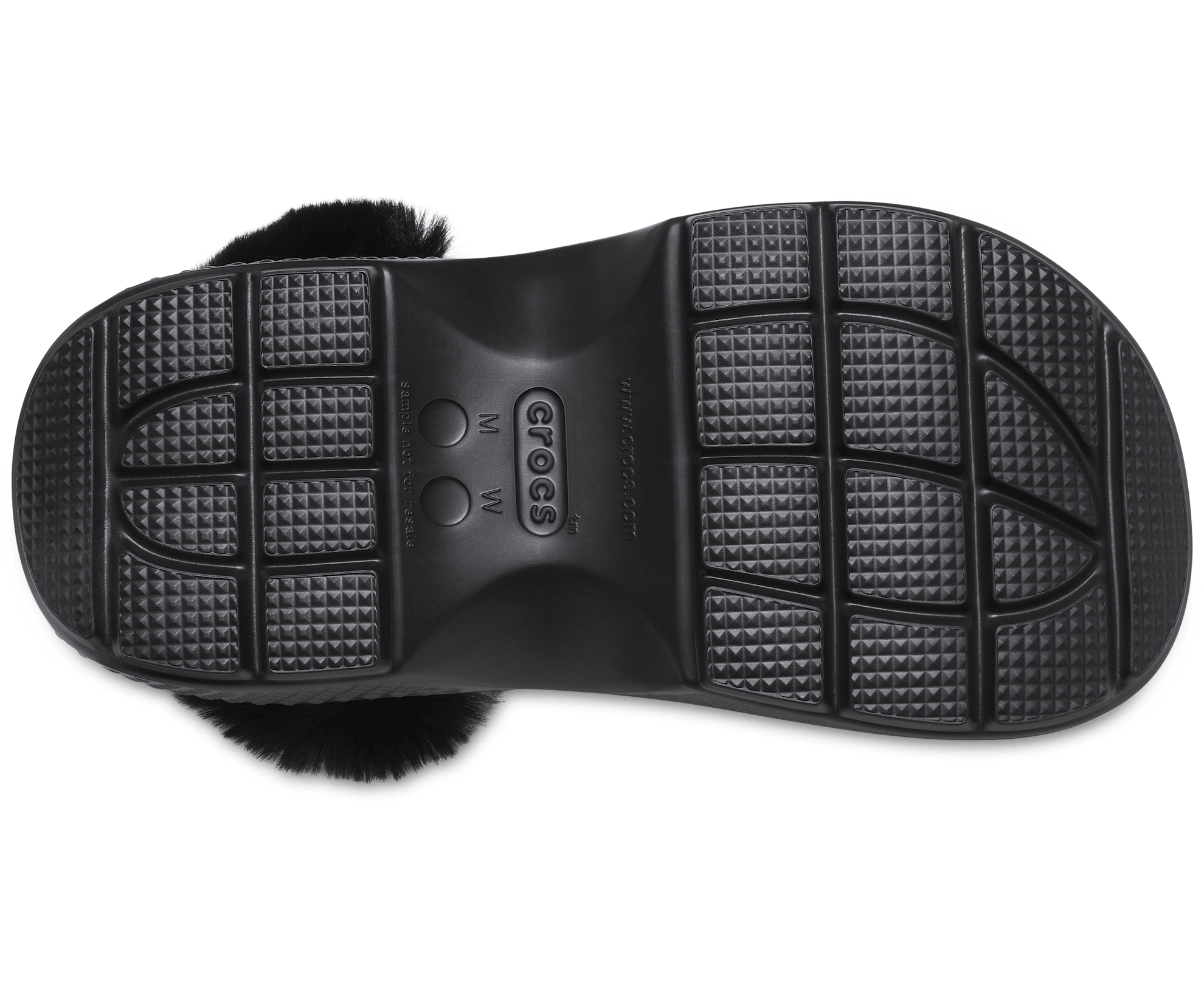 Crocs Unisex Classic Stomp Lined Clog - Black