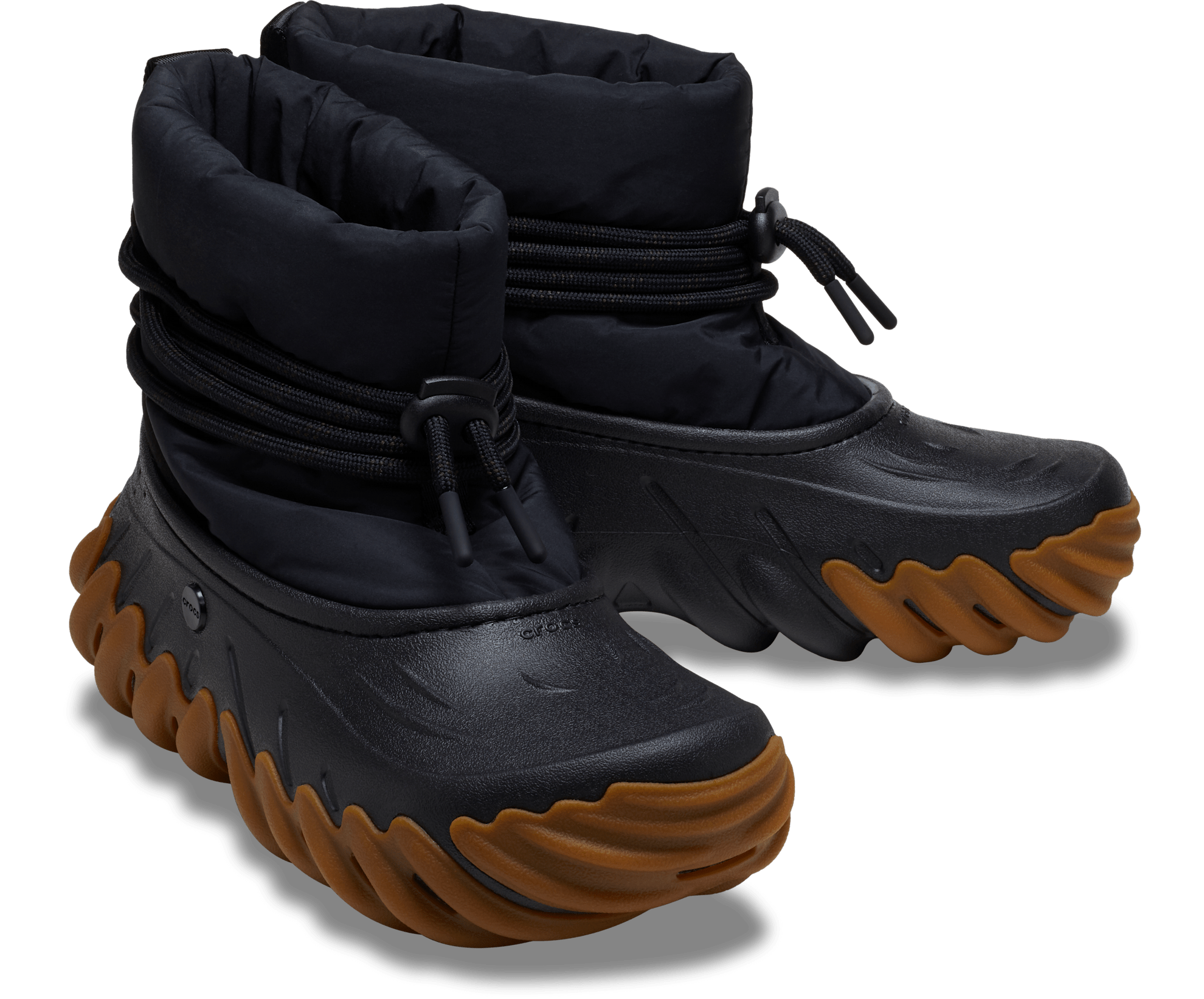 Crocs Unisex Echo Boot - Black / Gum
