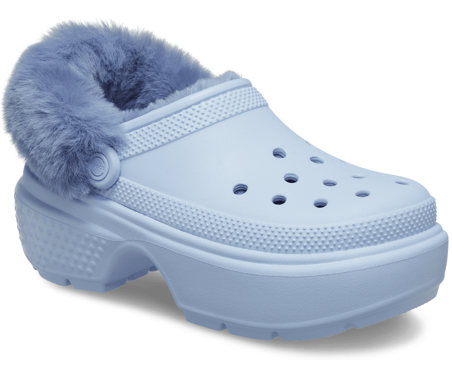 Crocs Unisex Classic Stomp Lined Clog - Blue Calcite