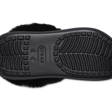 Crocs Unisex Furever Crush Glitter Clog - Black