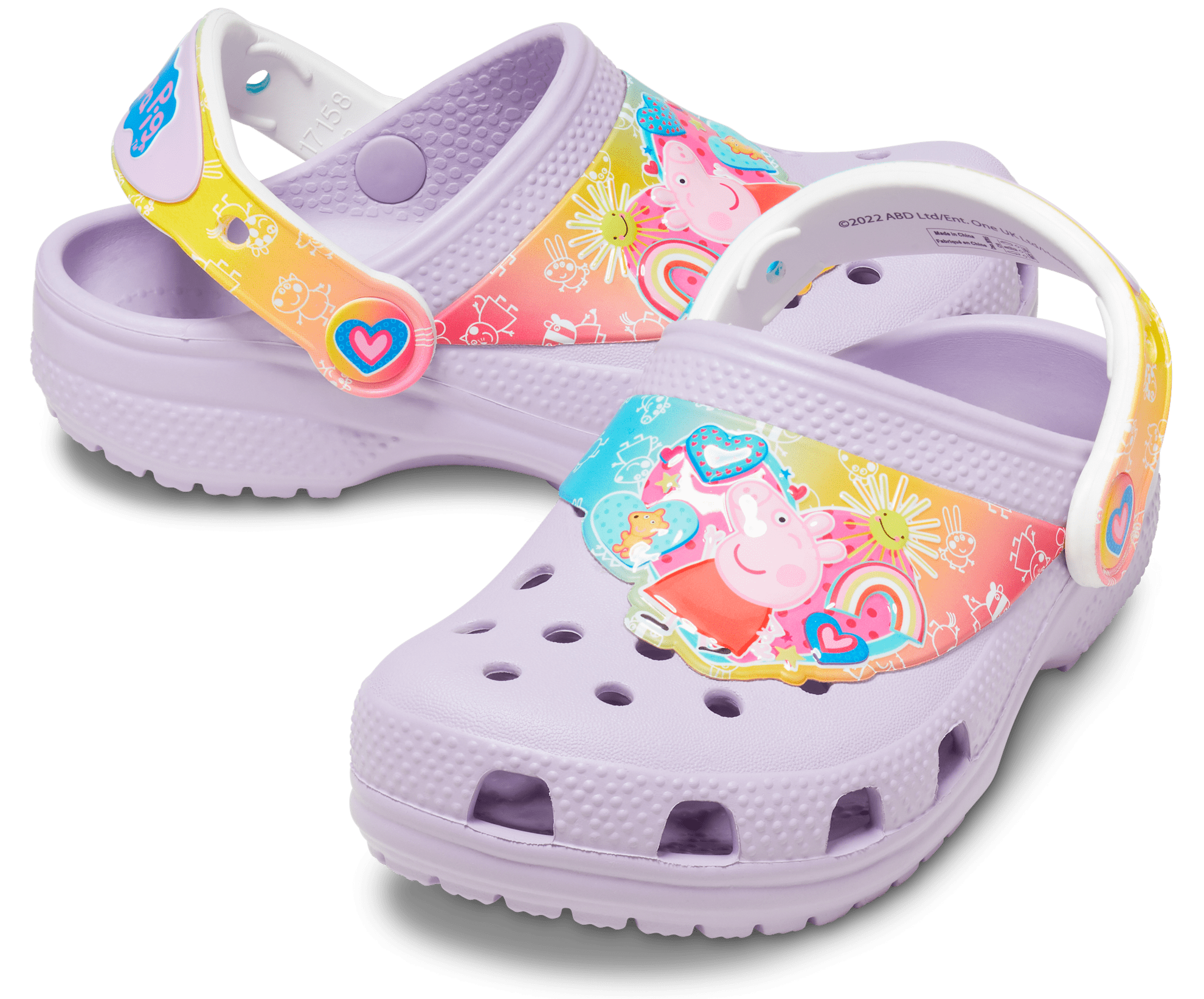 Crocs Kids Peppa Pig Fun Lab Clog - Lavender