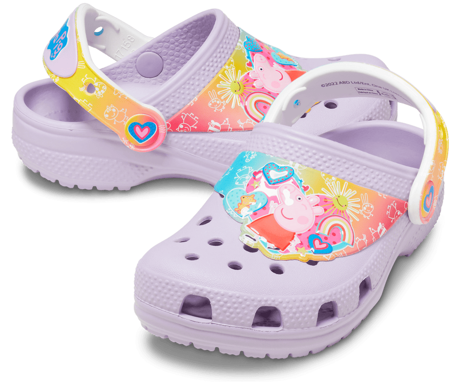 Crocs Kids Peppa Pig Fun Lab Clog Lavender The Foot Factory