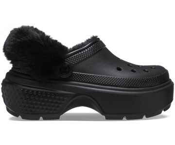 Crocs Unisex Classic Stomp Lined Clog - Black