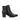 Rieker Womens Fashion Fleece Lined Leather Heeled Ankle Boot - Black
