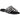 Hush Puppies Womens Paris Slide Sandal | Black Silver