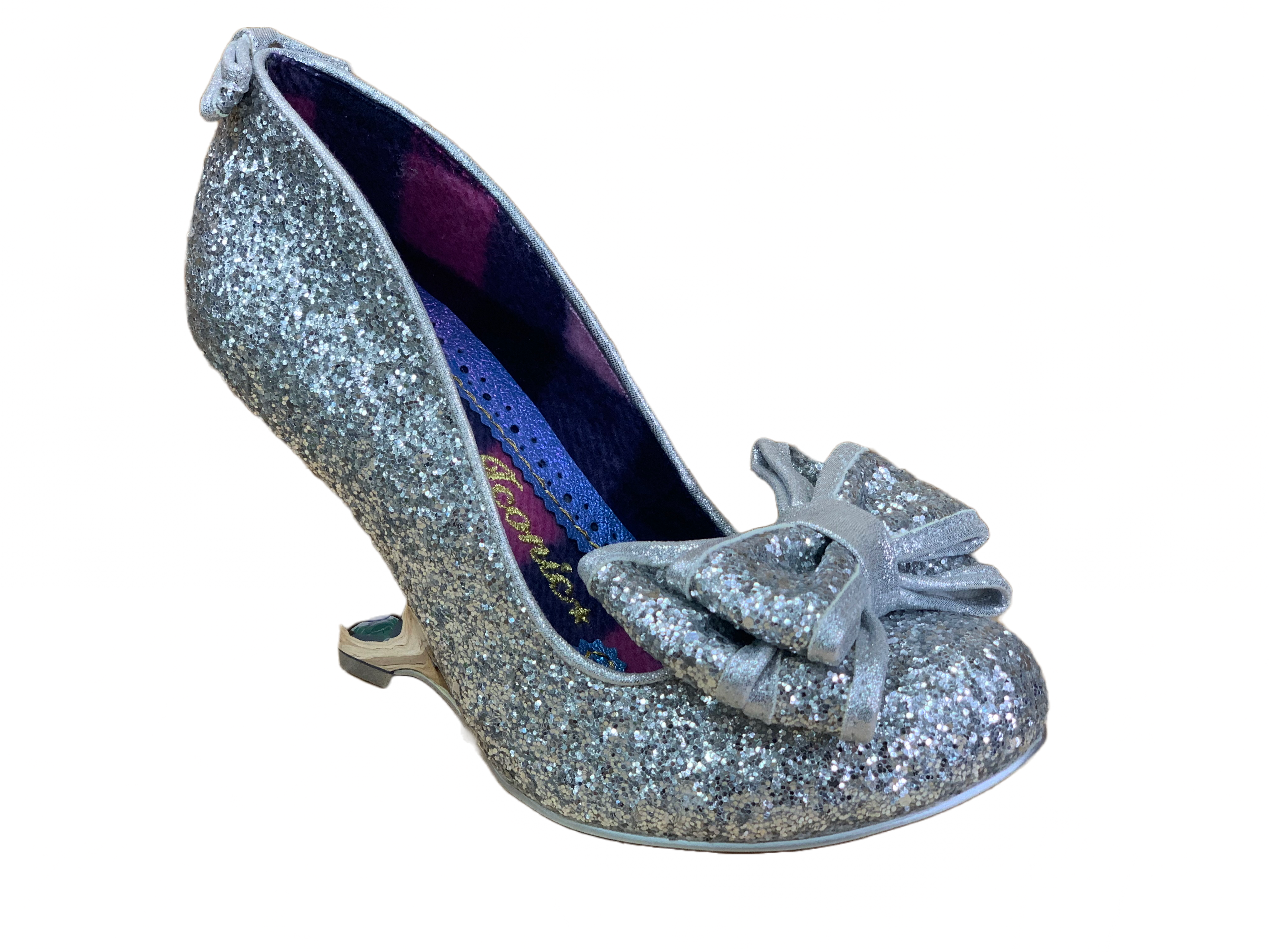 Irregular Choice Womens Anna Seed High Heel Wedding Shoe - Silver