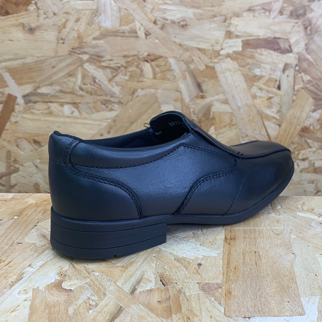 Term Kids Harvey Slip On Leather Shoe - Black