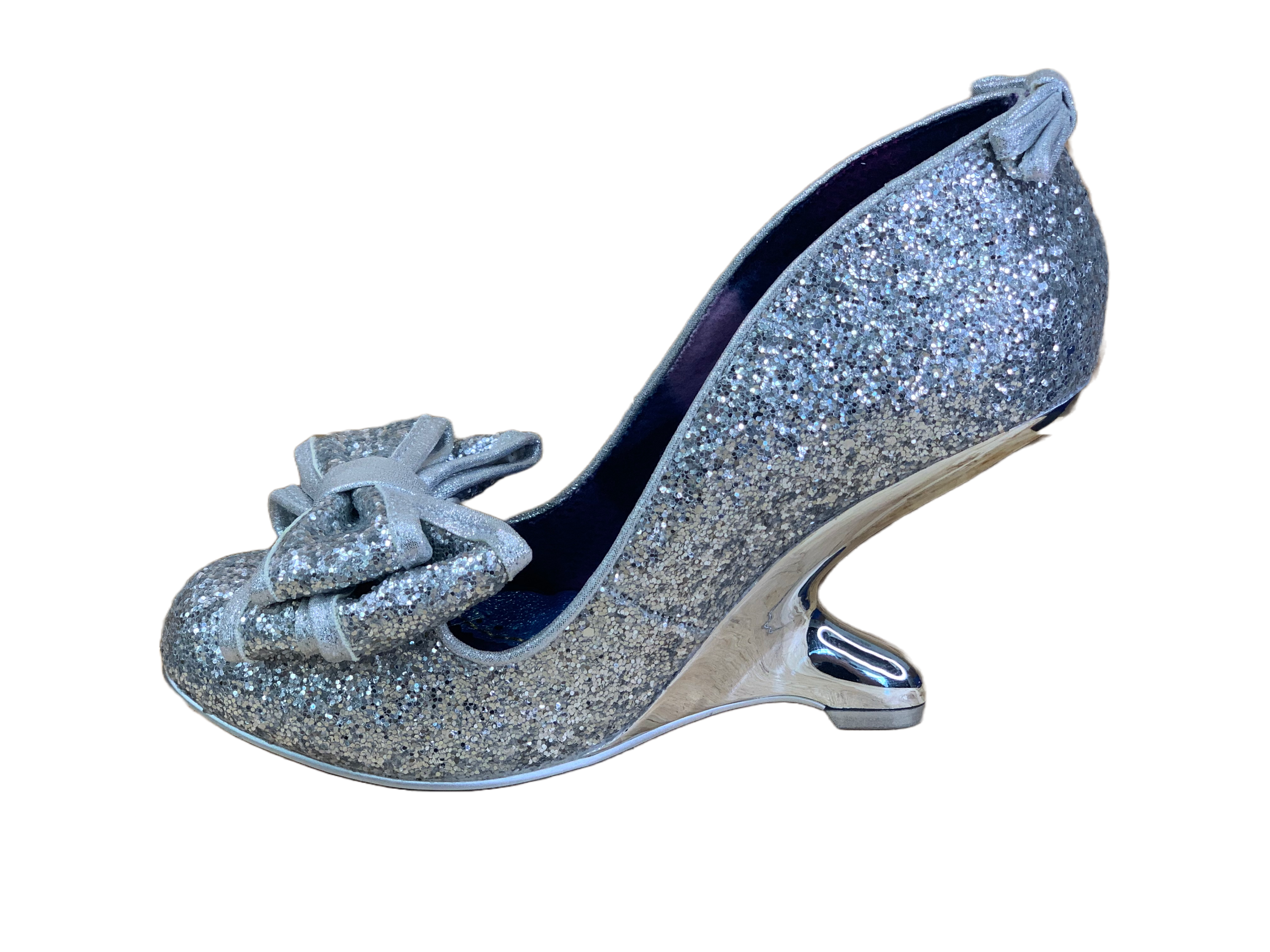 Irregular Choice Womens Anna Seed High Heel Wedding Shoe - Silver