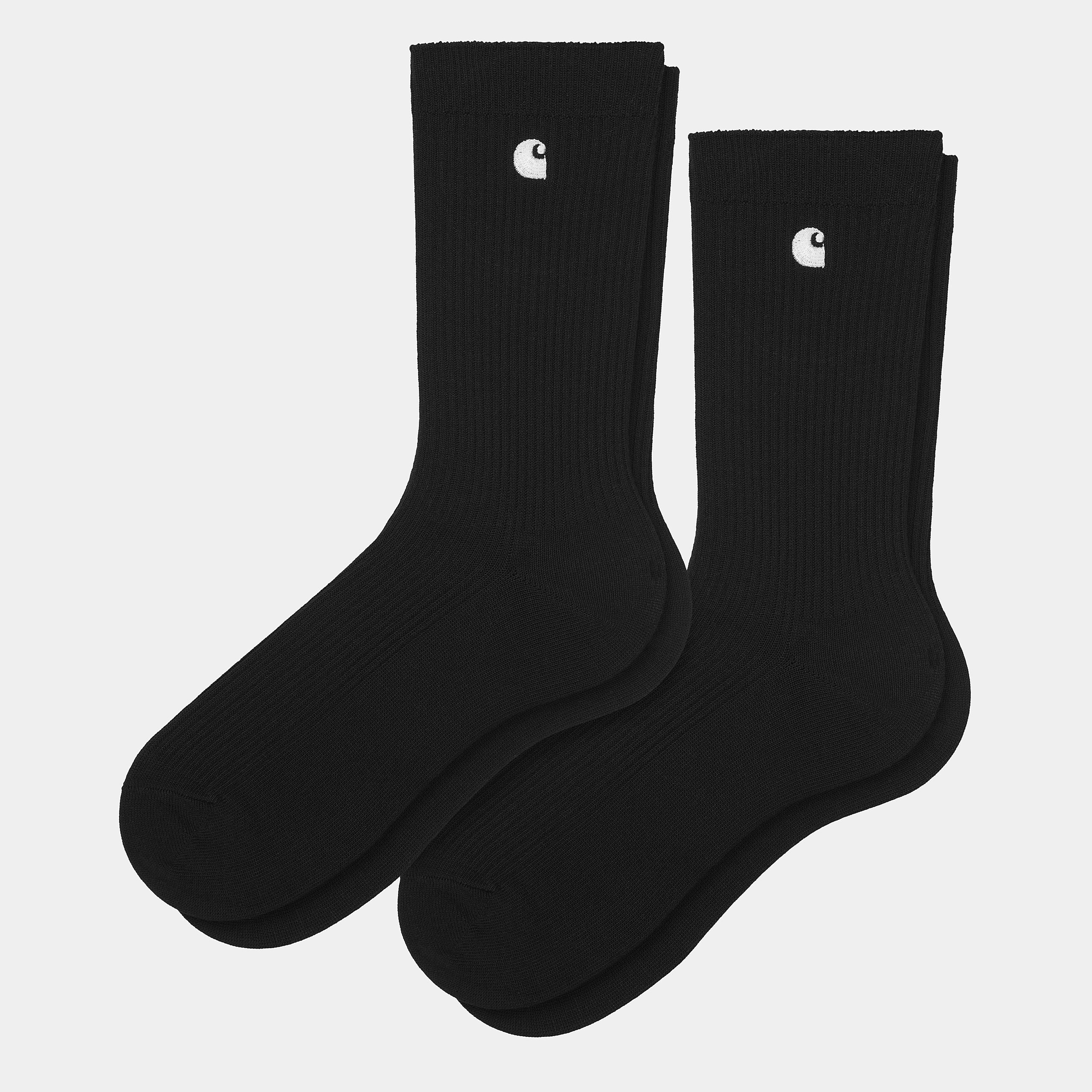 Carhartt WIP Mens Madison Socks Pack - Black