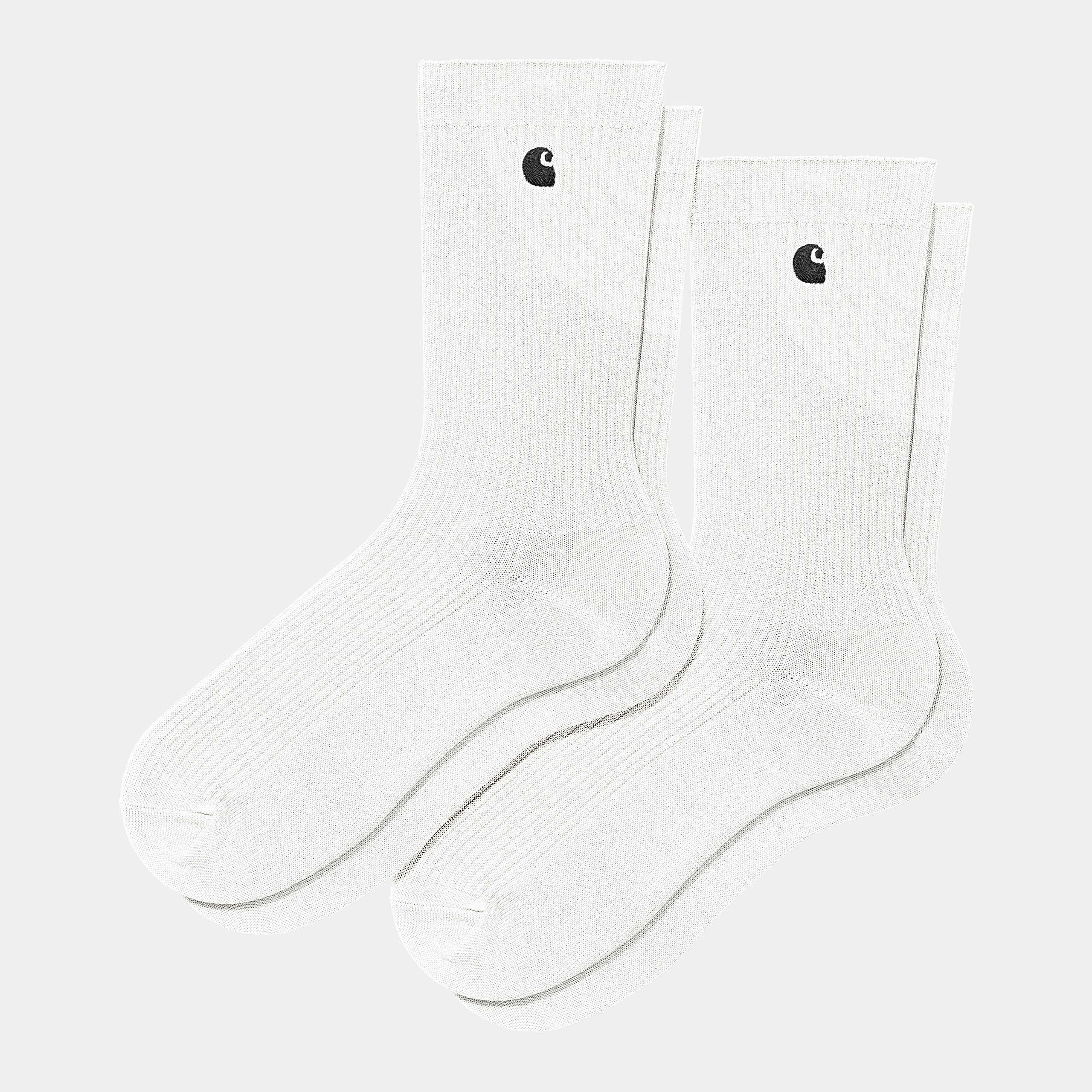 Carhartt WIP Mens Madison Socks Pack - White
