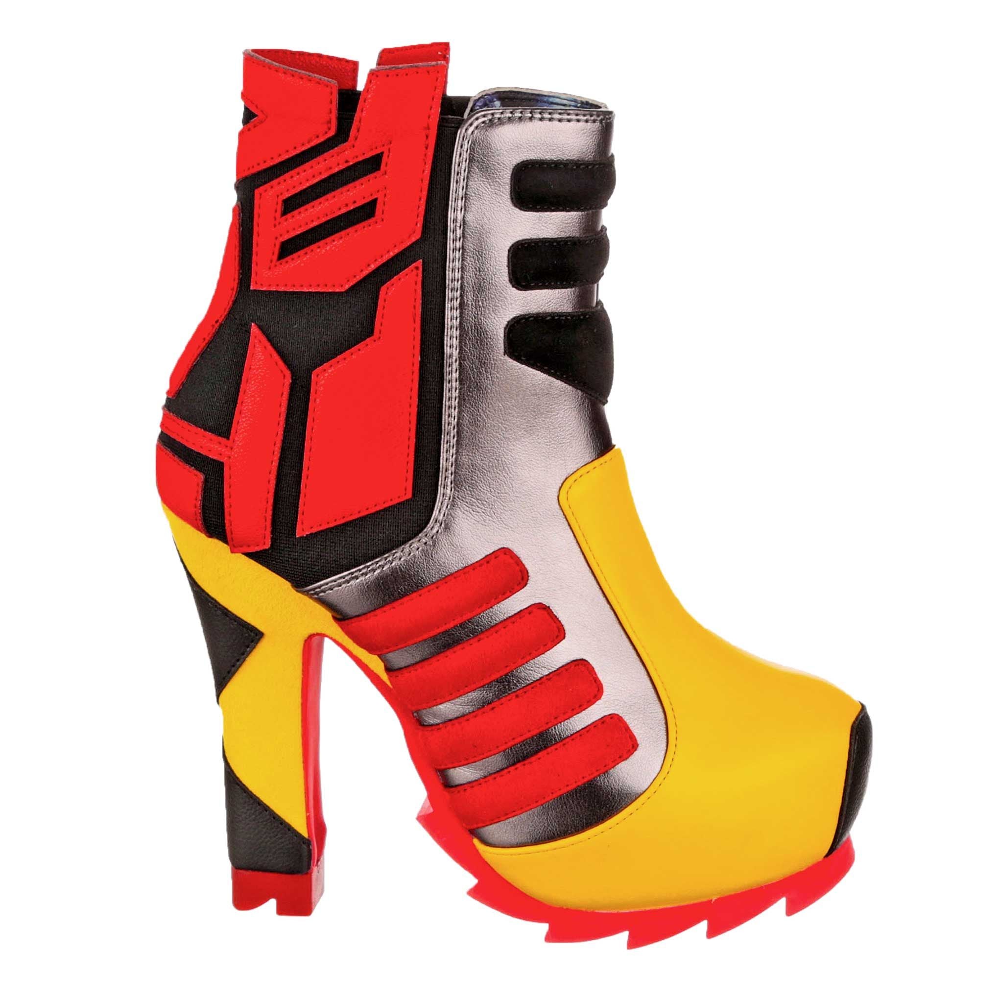 Irregular Choice Womens Transformers Autobot High Heel - Grey / Red