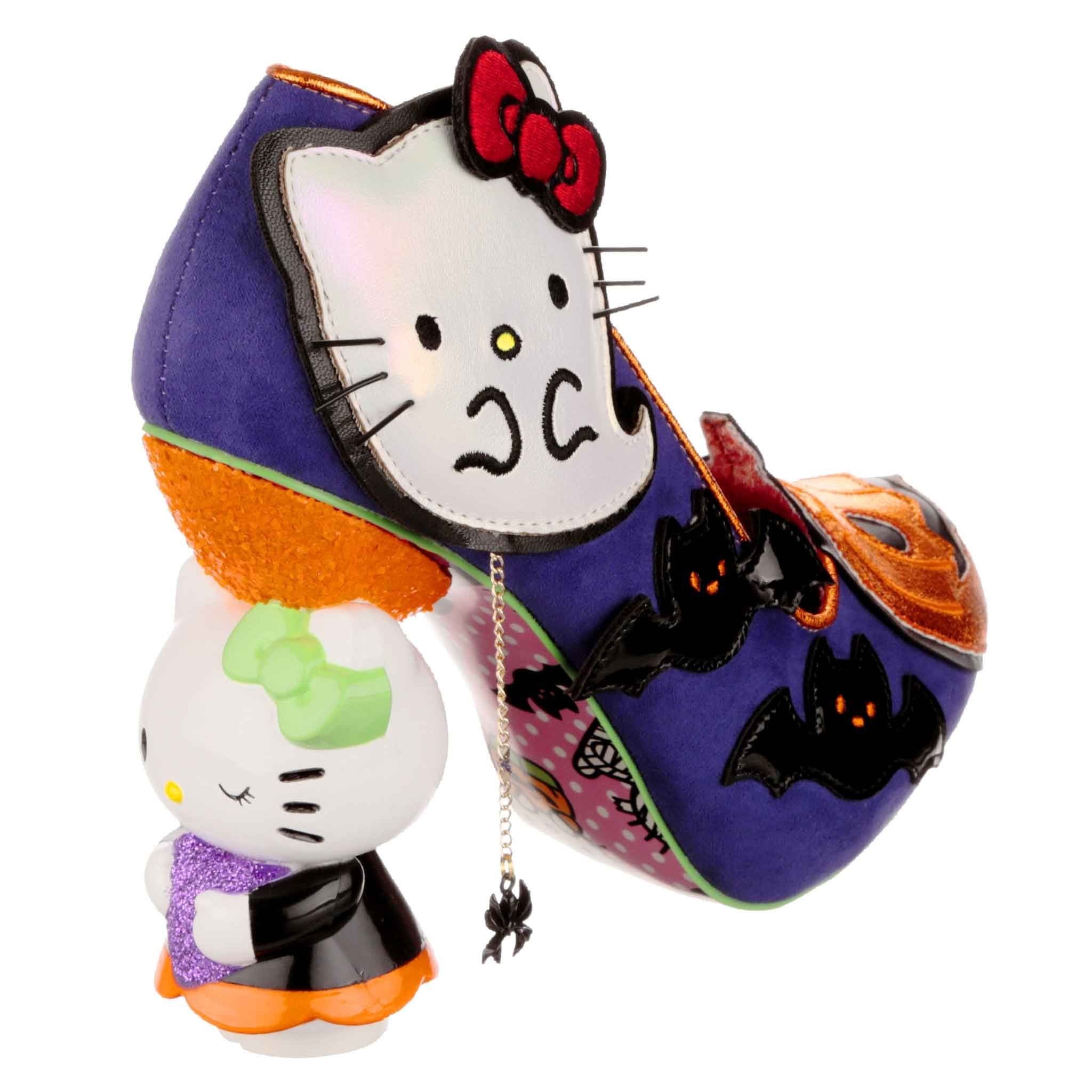 Irregular Choice Womens Hello Kitty Halloween Pumpkin Kitty High Heel - Purple