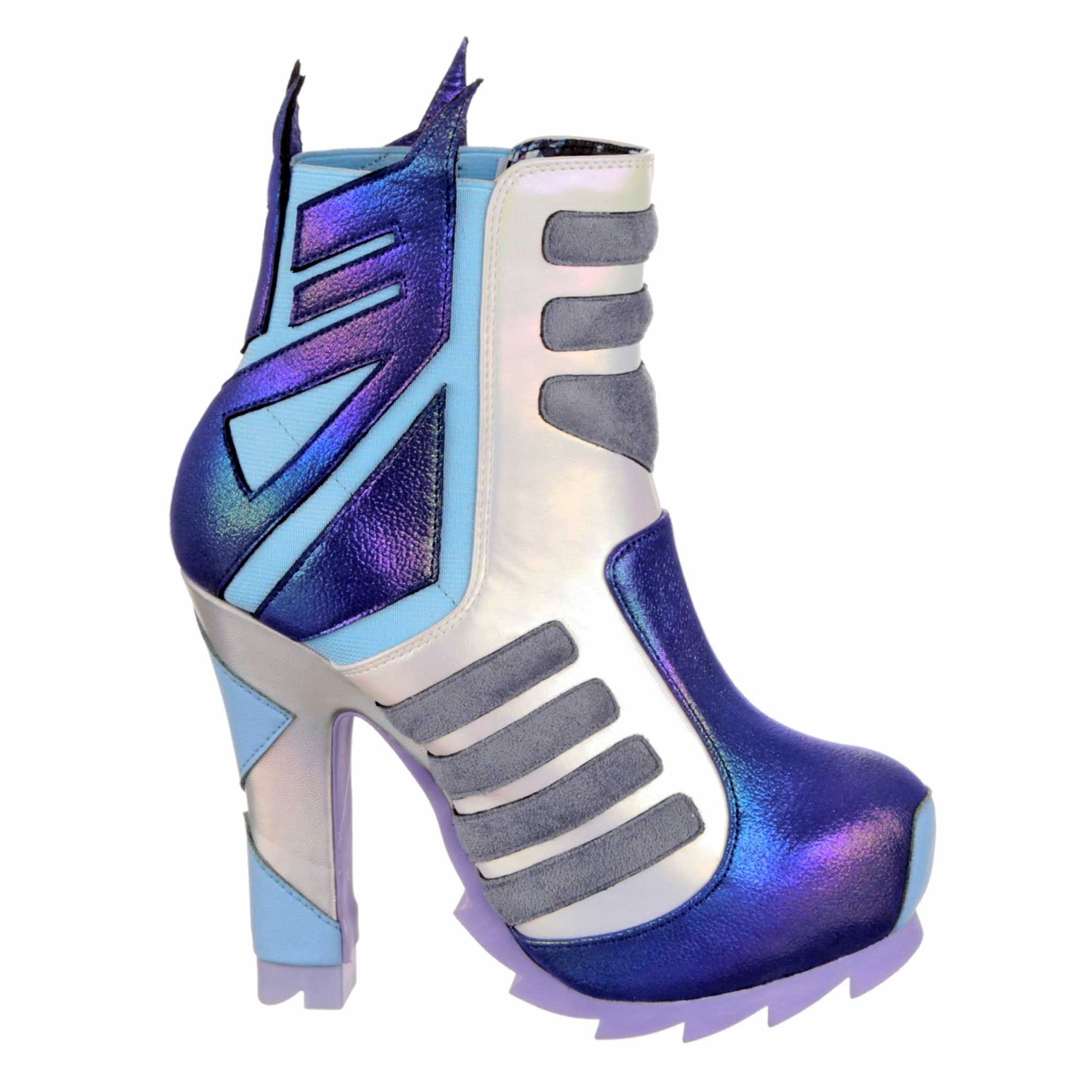 Irregular Choice Womens Transformers Decepticon High Heel - Violet