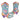 Irregular Choice Damskie buty My Little Pony Rainbow Bridge - niebieski / różowy
