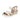 Rieker Womens Fashion Wedge Sandal - Beige