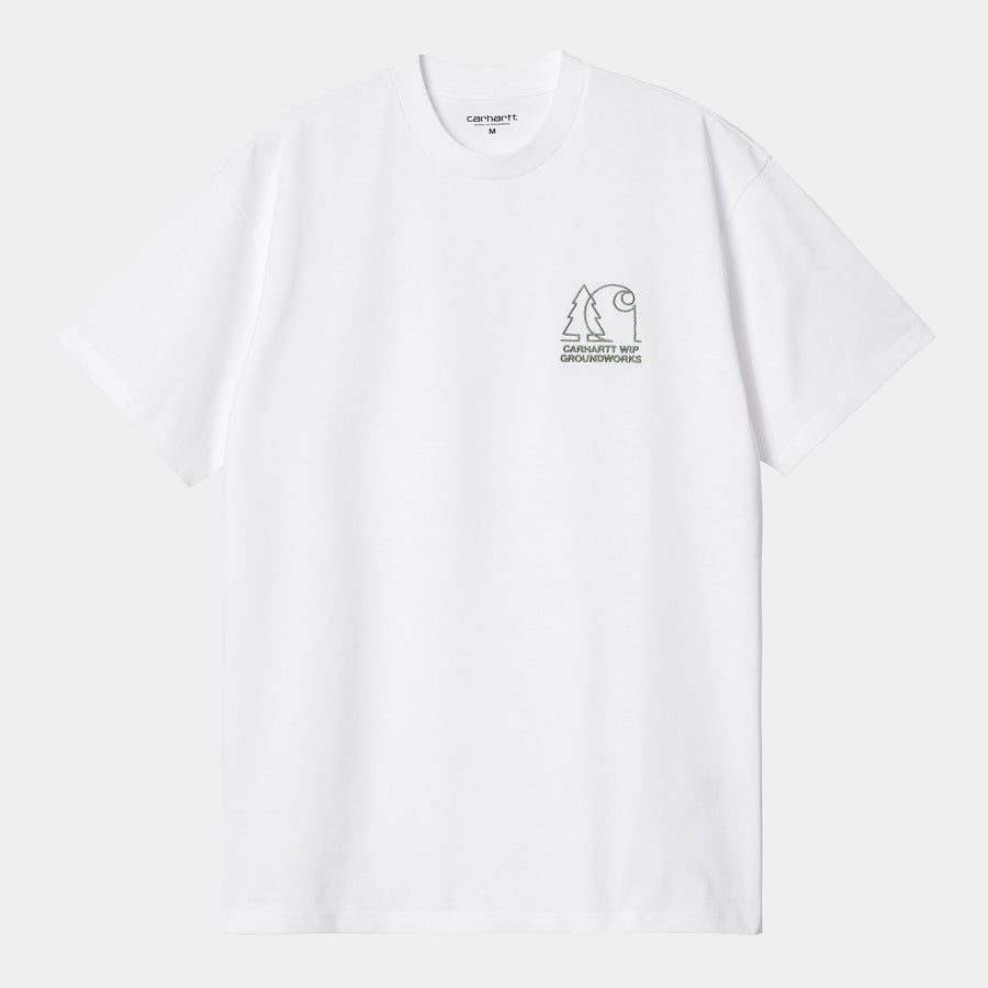 Carhartt WIP Mens Groundworks T-Shirt - White