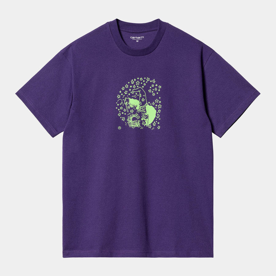 Carhartt WIP Mens Hocus Pocus T-Shirt - Tyrian