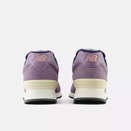 New Balance Womens 574 Fashion Trainers - Shadow / Pink Moon New Balance Womens 574 Fashion Trainers - Shadow / Pink Moon