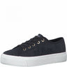 S.Oliver Womens Canvas Fashion Trainers - Navy
