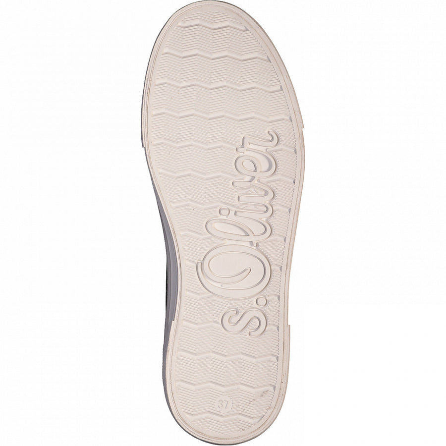 S.Oliver Womens Canvas Fashion Trainers - Navy