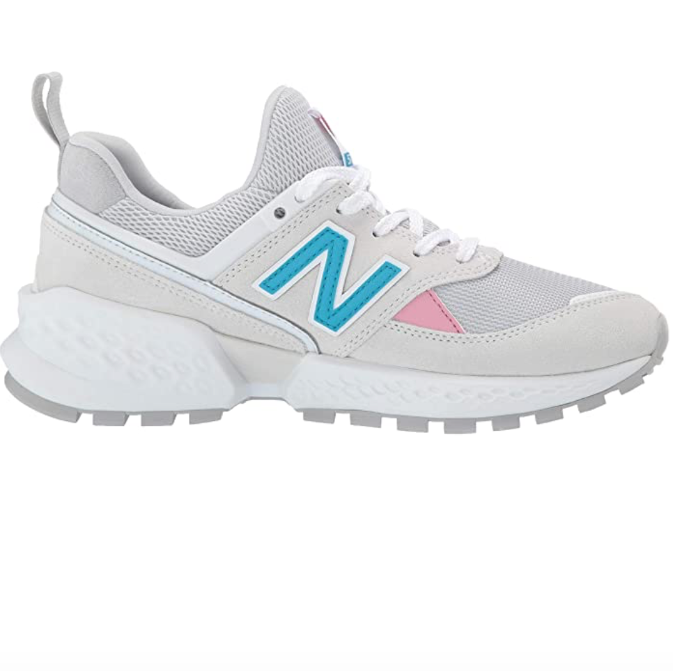 New Balance - Women's 574v2 Trainers - White / Pink / Blue