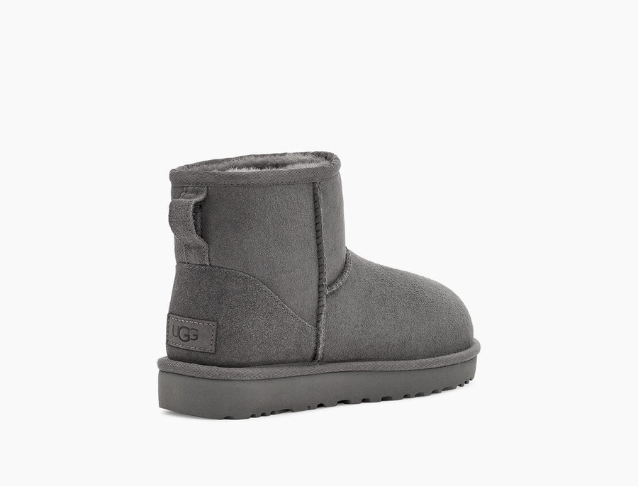 UGG Womens Classic Mini II Boot - Grey - The Foot Factory