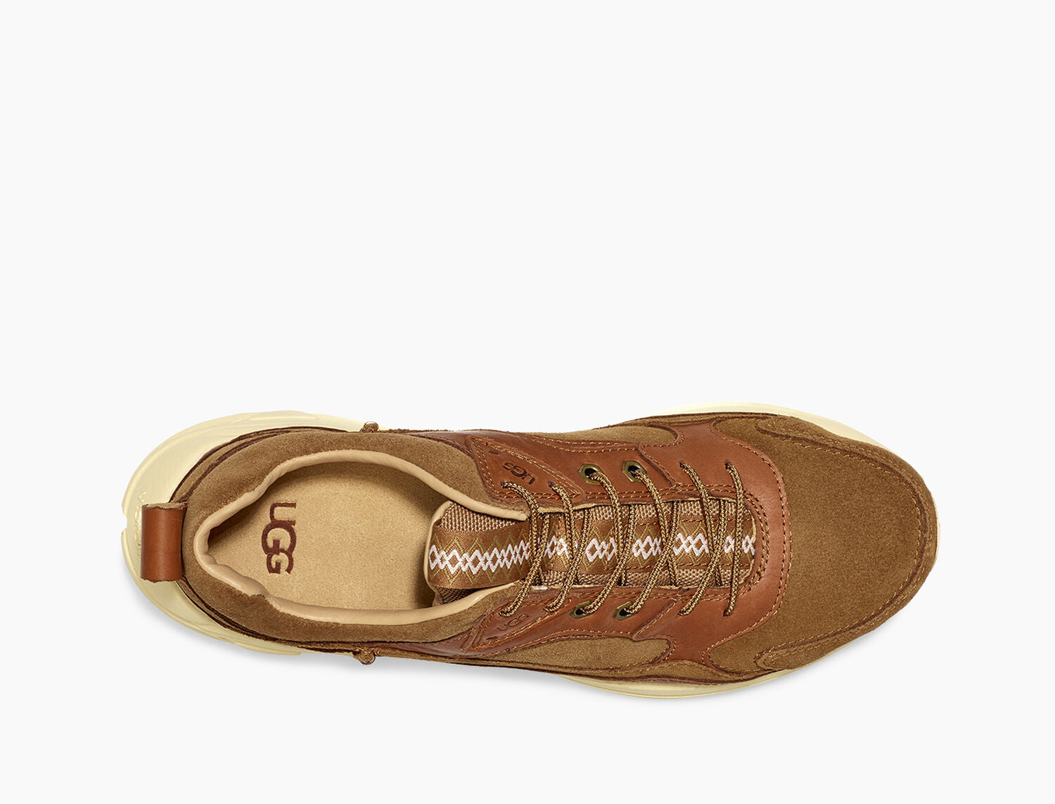 UGG Mens Miwo Low Trainers - Chestnut
