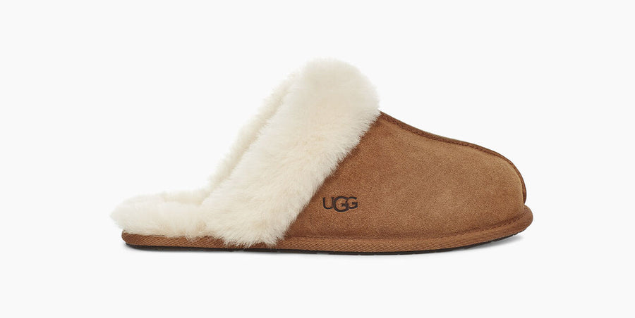 UGG Womens Scuffette II Slippers Chestnut - The Foot Factory
