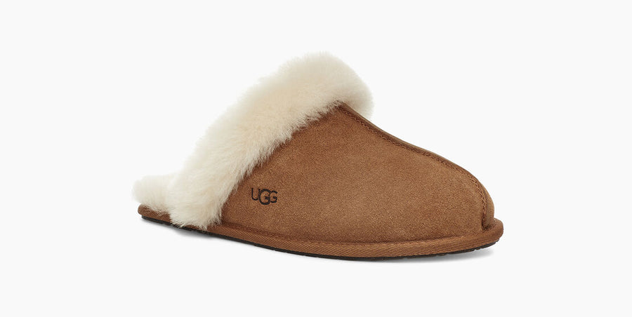 UGG Womens Scuffette II Slippers Chestnut - The Foot Factory