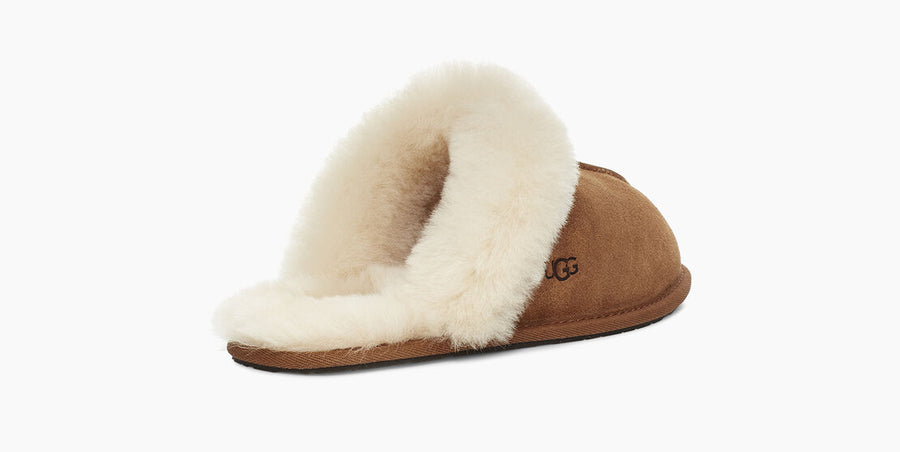 UGG Womens Scuffette II Slippers Chestnut - The Foot Factory