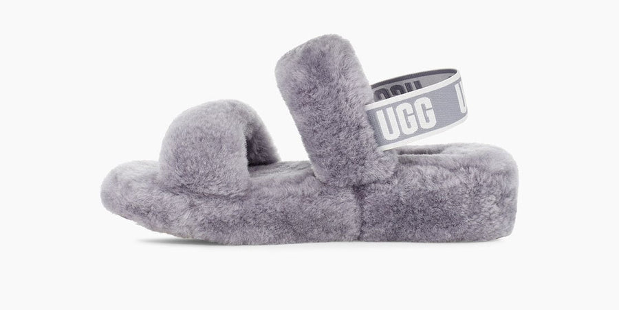 Ugg Womens Oh Yeah! Slipper - Grey