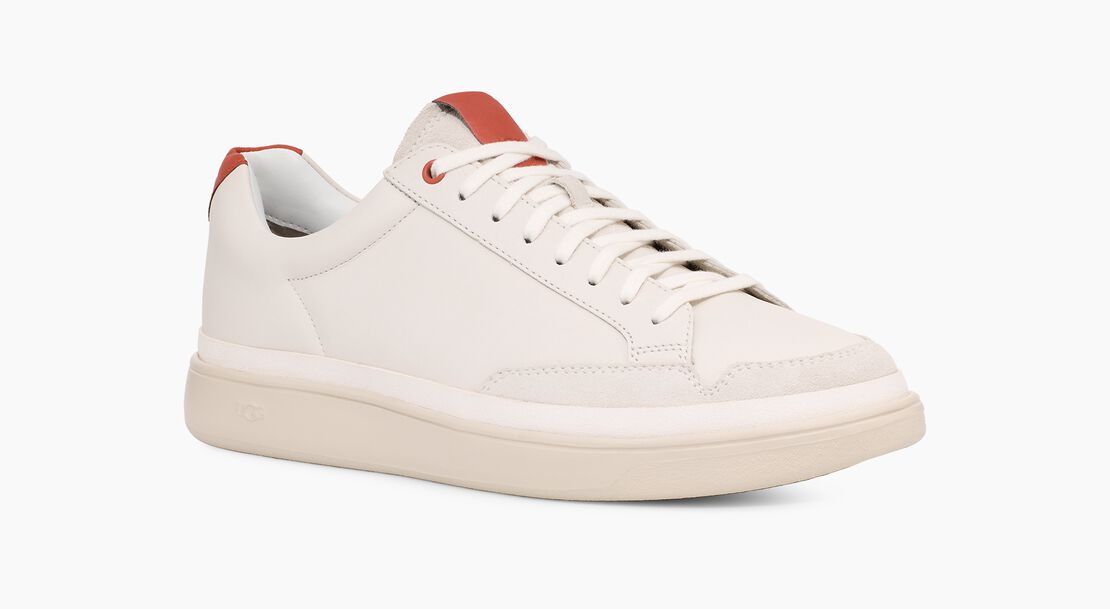 UGG Mens South Bay Sneaker Trainers - White / Sienna