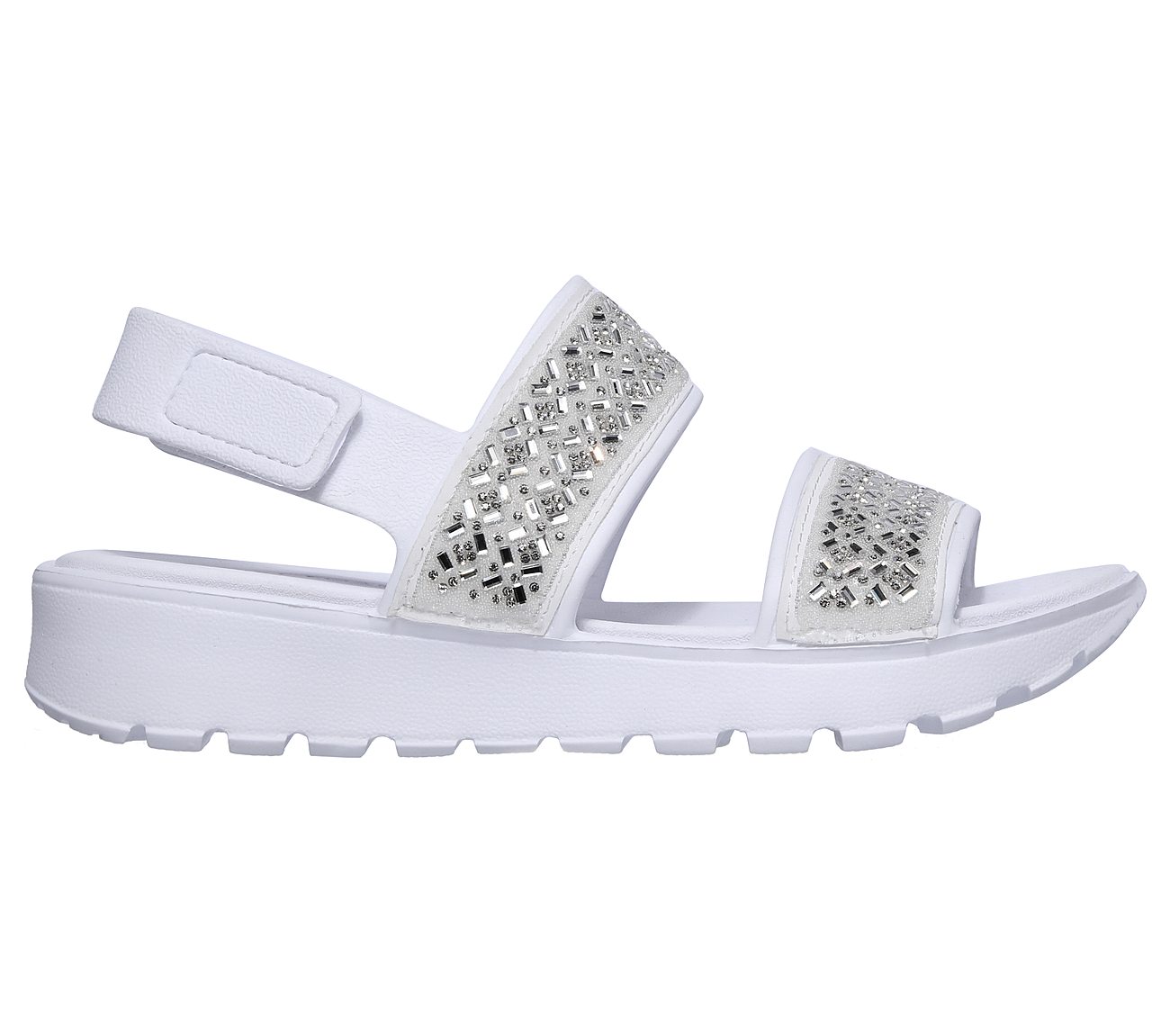 Skechers Cali Gear Footsteps Glam Party Sandal - White