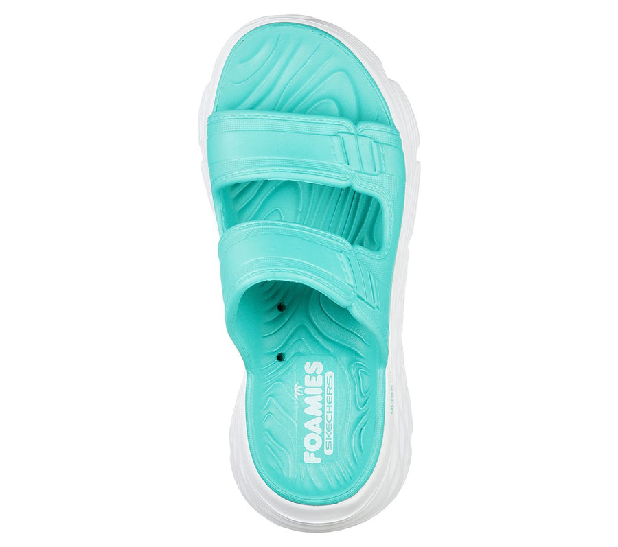 Skechers Womens Cali Gear Max Cushioning Sandal - Teal