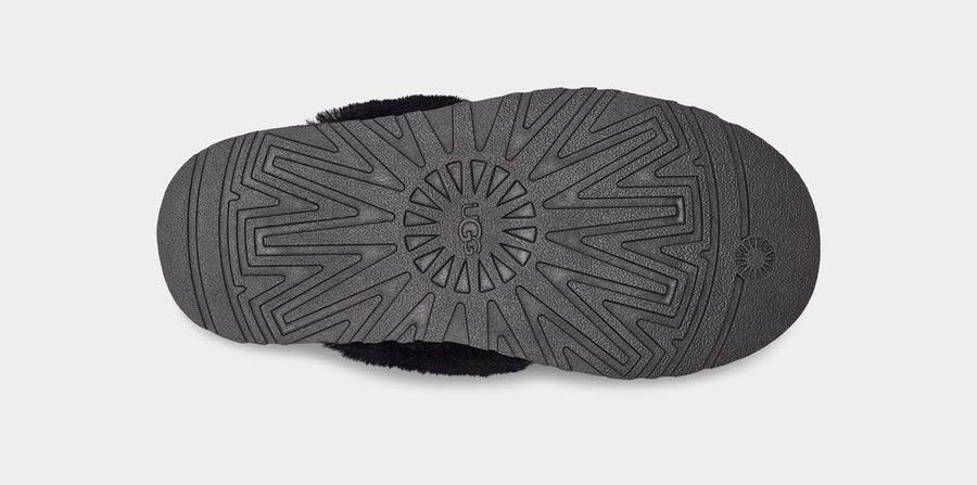 UGG Womens Funkette Slippers - Black
