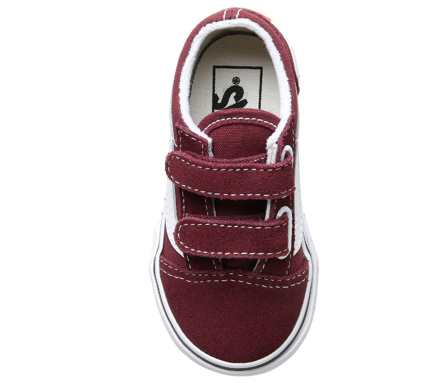 VANS Toddler Old Skool Andorra Trainers - Burgundy