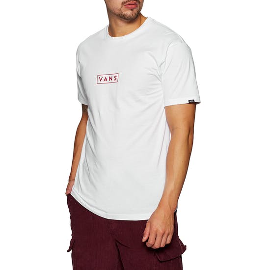 VANS Mens Classy Easy Box T Shirt - White