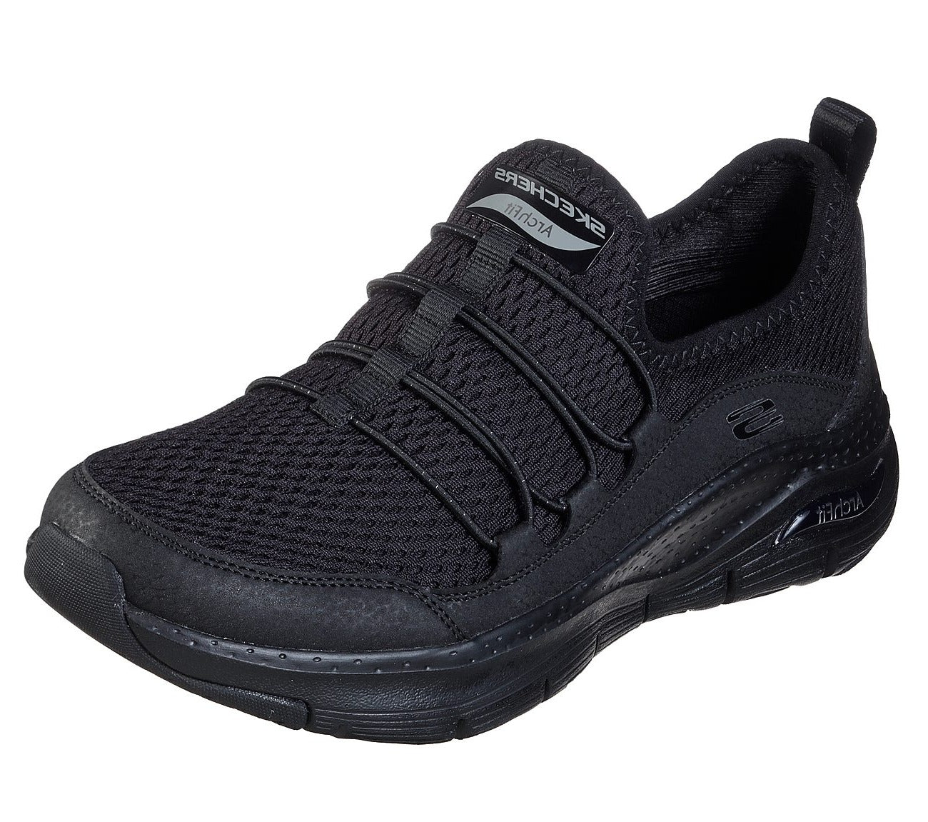 Skechers Womens Arch Fit Lucky Thoughts Trainers - Black – The Foot Factory