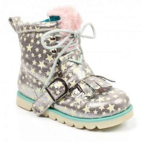 Irregular Choice Baby Step Mama - Silver