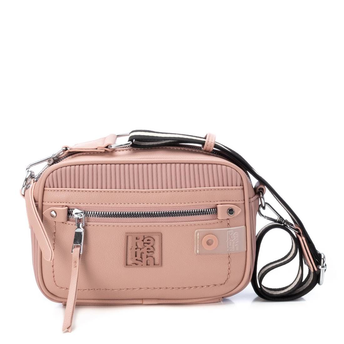 Refresh Womens Cross Over Bag - Nude - The Foot Factory