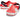 Crocs Dětská zábavná laboratoř Snoopy Woodstock Clog - červená