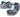 Crocs Unisex klasický mramorovaný dřevák - černo/bílý