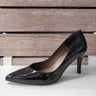 Patricia Miller  Women's Leather High Heel - Black