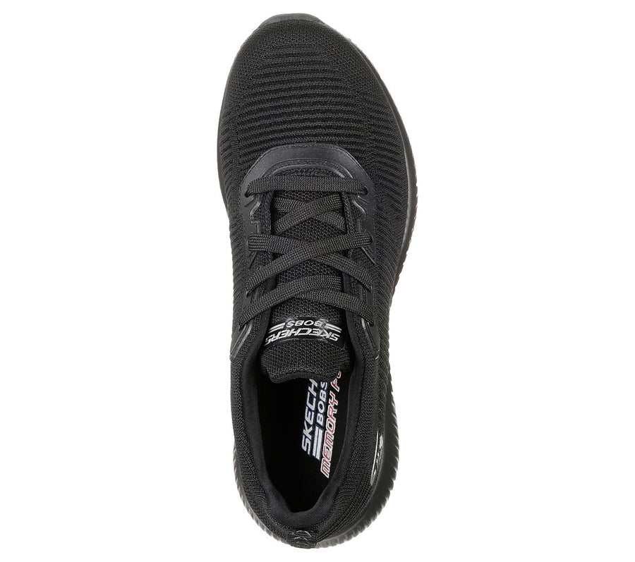 Skechers Womens Bobs Sport Squad Trainers - Black