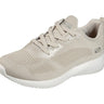 Skechers Womens Bobs Sport Squad Tough Talk Trainers - Natural
