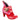 Irregular Choice Womens Miaow High Heel - Red